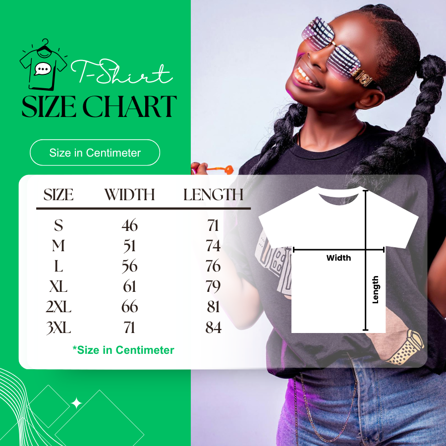 T-shirt Size Chart